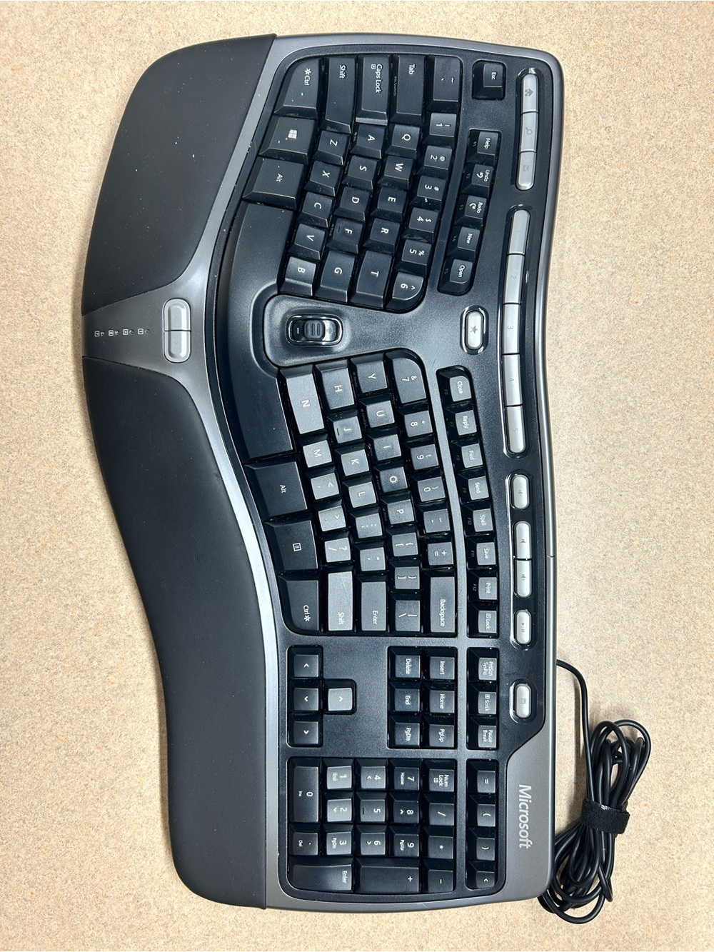 Microsoft Ergonomic Keyboard 4000 v1.0 KU-0462 USB Wired